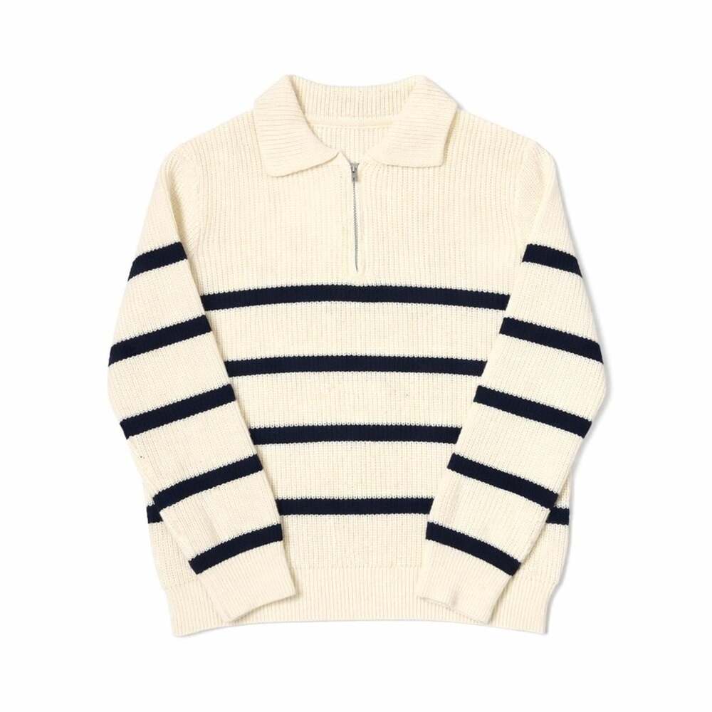 Men's Cream and Black Jumper